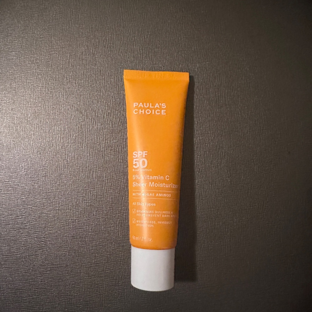 Paula’s Choice SPF 50 5% Vitamin C Sheer Moisturizer